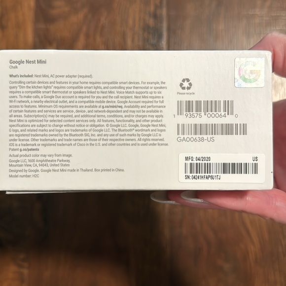 Google assistant nest mini 2nd gen - Picture 6 of 6